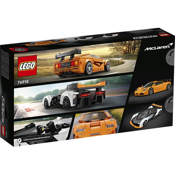 Lego 76918 Speed Champions McLaren Solus GT y McLaren F1 LM - Imatge 1