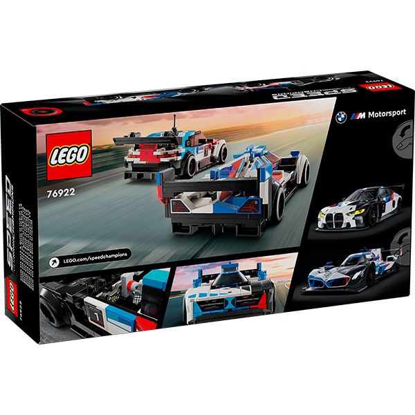 Lego 76922 Speed Champions Coches de Carreras BMW M4 GT3 y BMW M Hybrid V8 - Imatge 1