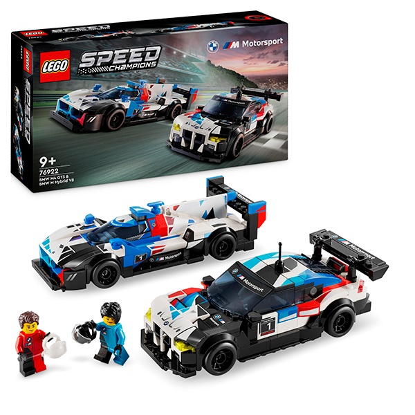 Lego 76922 Speed Champions Coches de Carreras BMW M4 GT3 y BMW M Hybrid V8 - Imagen 2