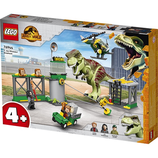 Lego 76944 Jurassic World Fuga del Dinosaurio T-Rex
