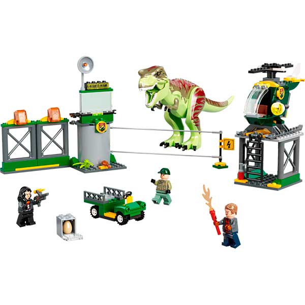 Lego 76944 Jurassic World Fuja do Dinossauro T-Rex - Imagem 1