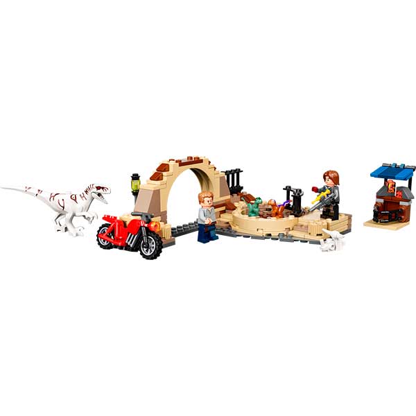 Lego 76945 Jurassic World Persecución en Moto del Dinosaurio Atrocirraptor - Imagen 1