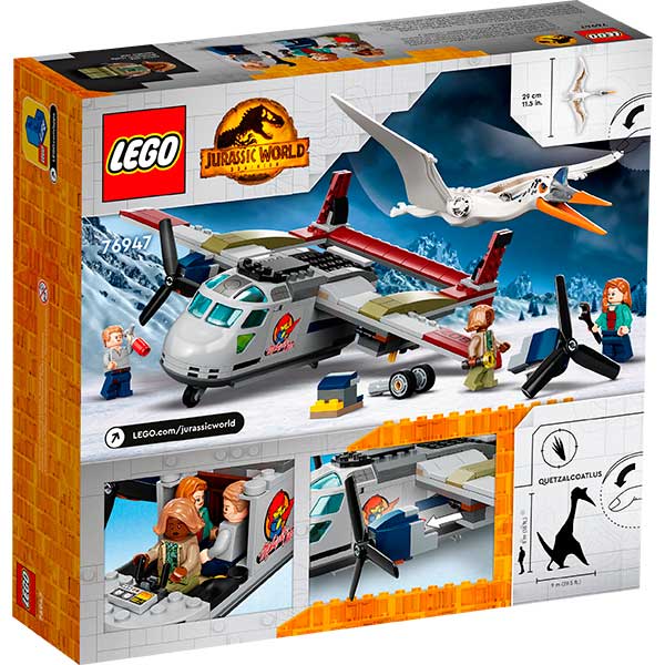 Lego 76947 Jurassic World Emboscada Aérea Quetzalcoatlus - Imagem 2