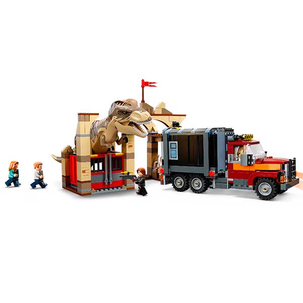 Lego 76948 Jurassic World Fuja dos Dinossauros T-Rex e Atrocirraptor - Imagem 2