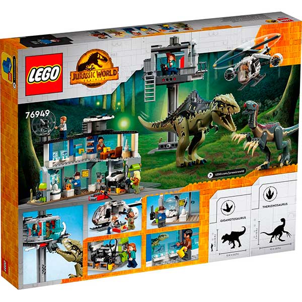 Lego Jurassic World 76949 Ataque do Giganotossauro e do Therizinosaurus - Imagem 1