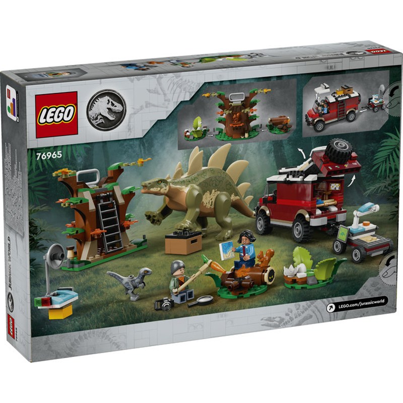 Lego Jurassic World 76965 - Misiones Dinosaurio: Descubrimiento del Stegosaurus - Imagen 