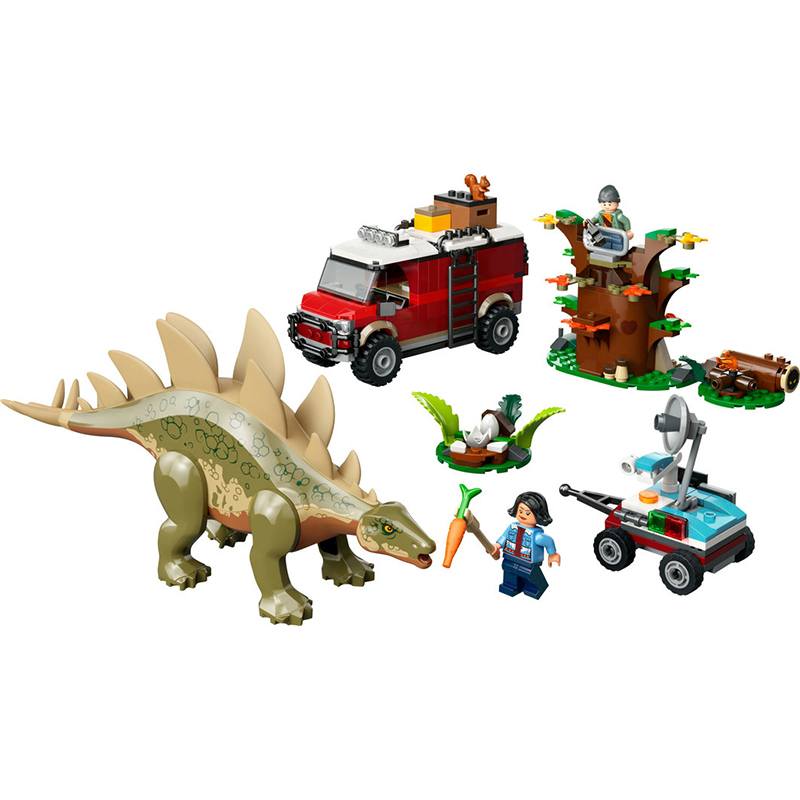 Lego Jurassic World 76965 - Misiones Dinosaurio: Descubrimiento del Stegosaurus - Imatge 