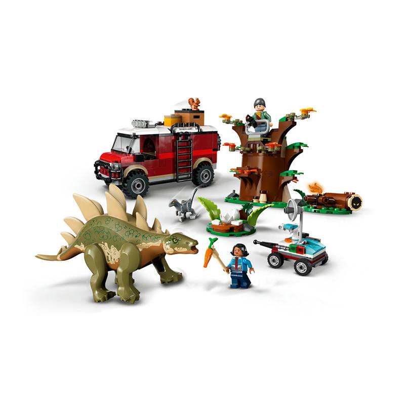 Lego Jurassic World 76965 - Misiones Dinosaurio: Descubrimiento del Stegosaurus - Imatge 