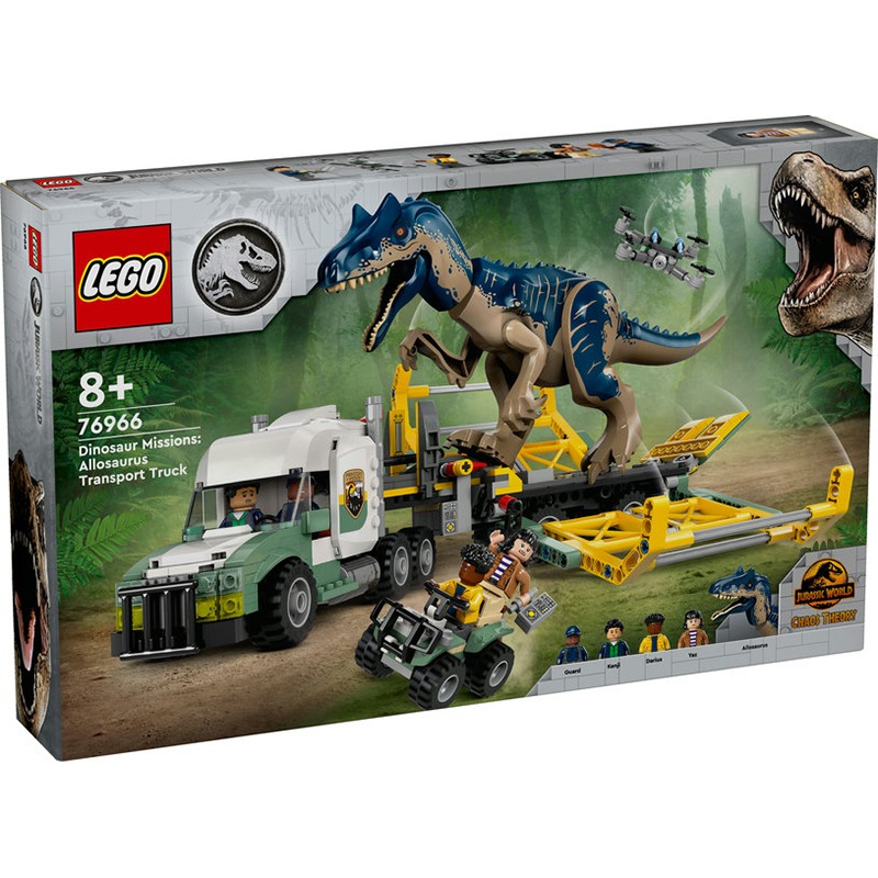 Lego Jurassic World 76966 - Missões de Dinossauros: Camião de Transporte Allosaurus - Imagem 1