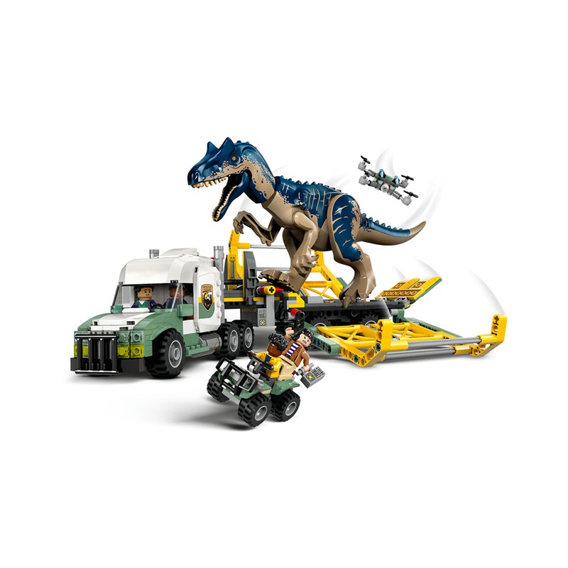 Lego Jurassic World 76966 - Misiones Dinosaurio: Camión de Transporte del Allosaurus - Imagen 