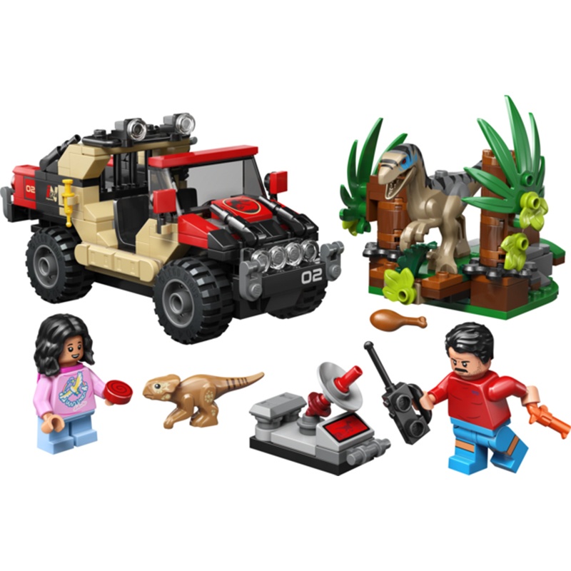 Lego Jurassic World 76972 - Fuga em Todo-o-Terreno e Raptor à Espreita - Imagem 2