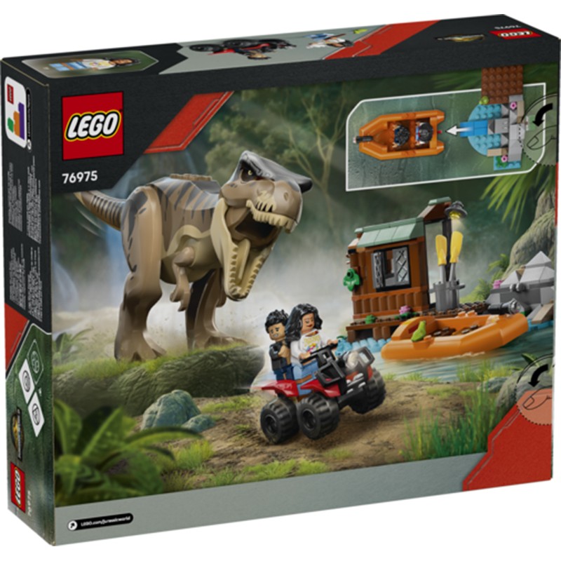 Lego Jurassic World 76975 - Fuga pelo Rio e T-Rex à Caça - Imagem 1