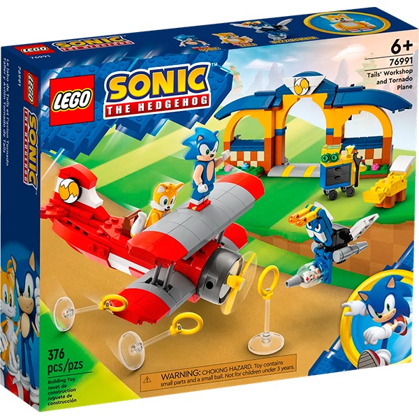 Lego 76991 Sonic the Hedgehog Avião Tornado e Oficina de Tails - Imagem 1