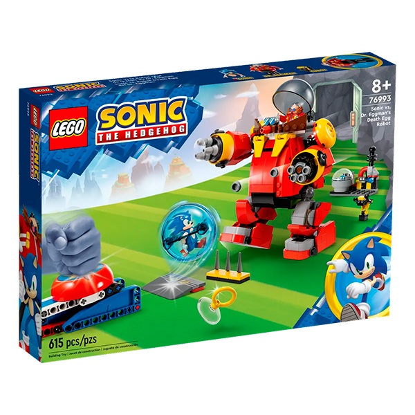 Lego 76993 Sonic the Hedgehog Sonic vs. Robô Death Egg do Dr. Eggman - Imagem 1