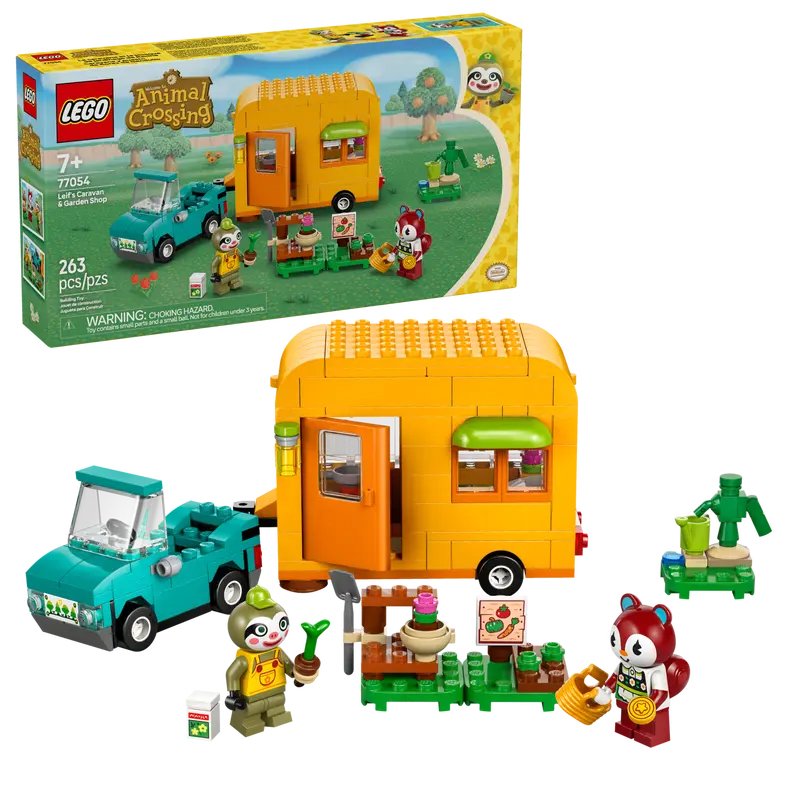 Lego Animal Crossing 77054 - Loja de caravanas e jardins de Gandulio