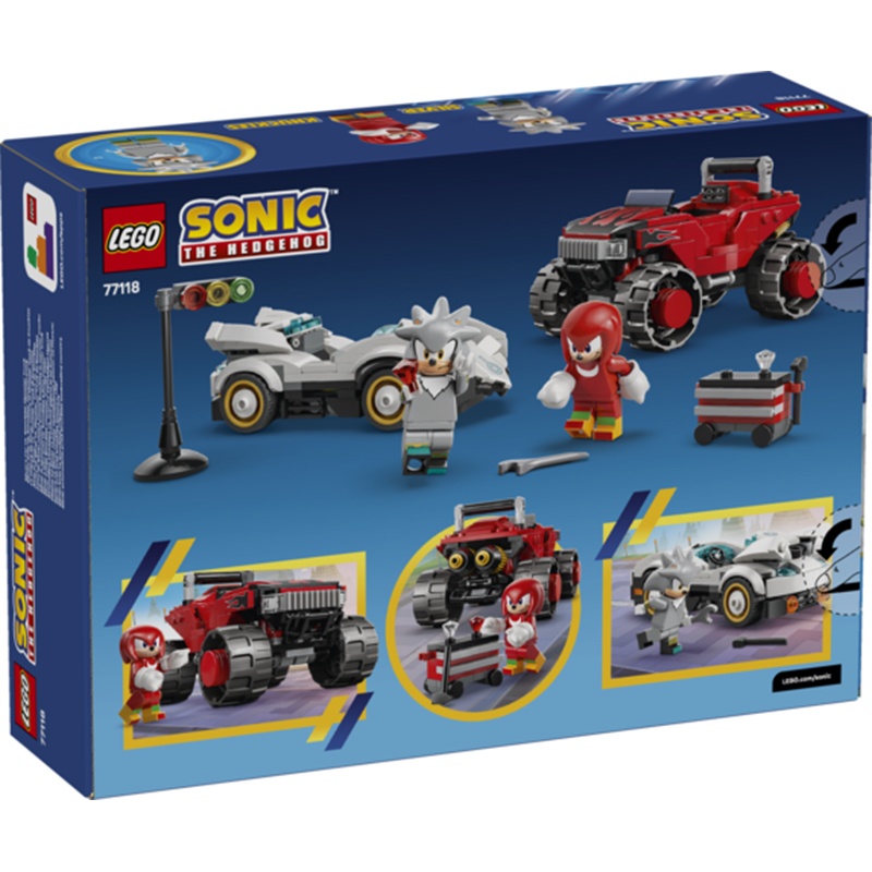 Lego Sonic 77118 - Coche de Silver vs. Monster Truck de Knuckle - Imagen 1