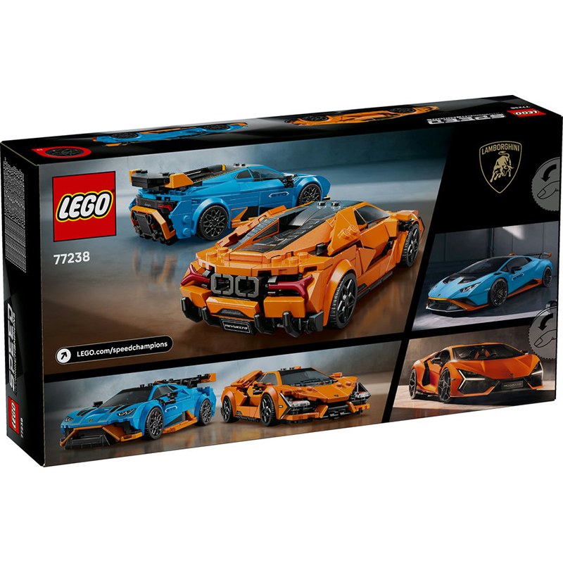 Lego Speed Champions 77238 - Coches Lamborghini Revuelto y Huracán - Imagen 1