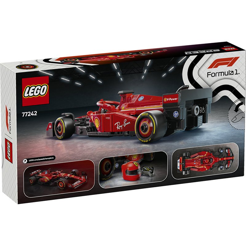 Lego Speed Champions 77242 - Coche de Carreras Ferrari SF-24 F1 - Imagen 1