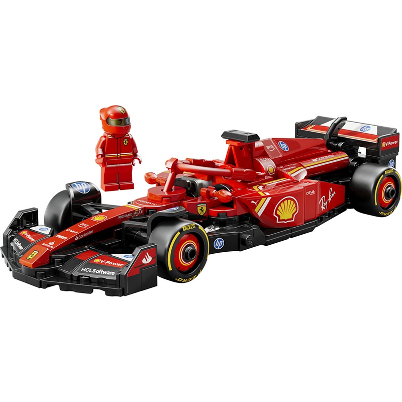 Lego Speed Champions 77242 - Coche de Carreras Ferrari SF-24 F1 - Imagen 2