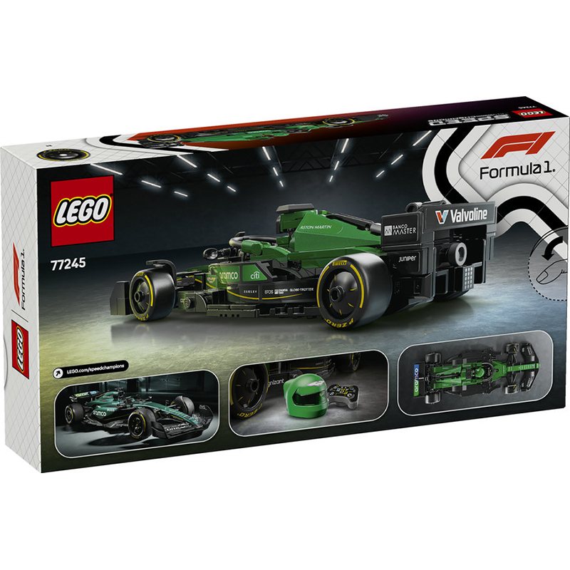 Lego Speed Champions 77245 - Coche de Carreras Aston Martin Aramco F1 AMR24 - Imagen 1