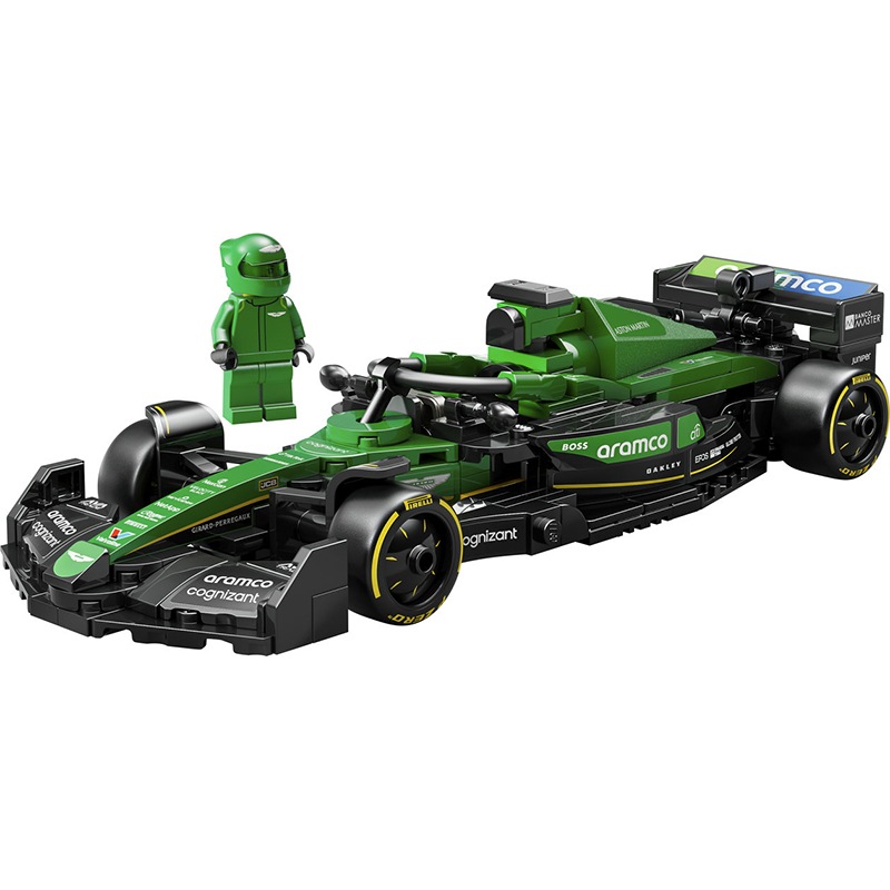 Lego Speed Champions 77245 - Coche de Carreras Aston Martin Aramco F1 AMR24 - Imagen 2