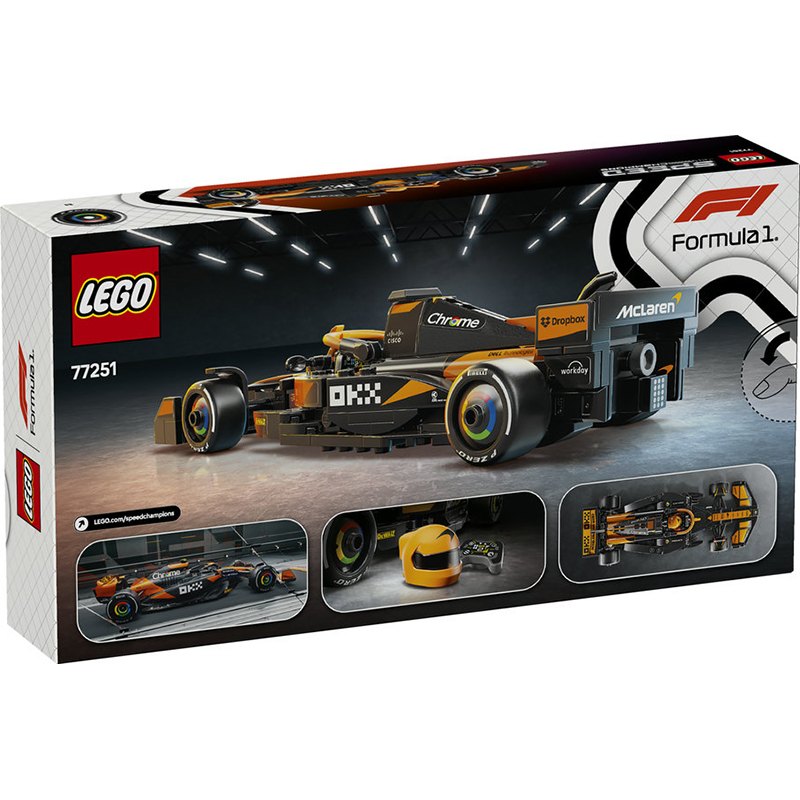Lego Speed Champions 77251 - Coche de Carreras McLaren F1 Team MCL38 - Imagen 1