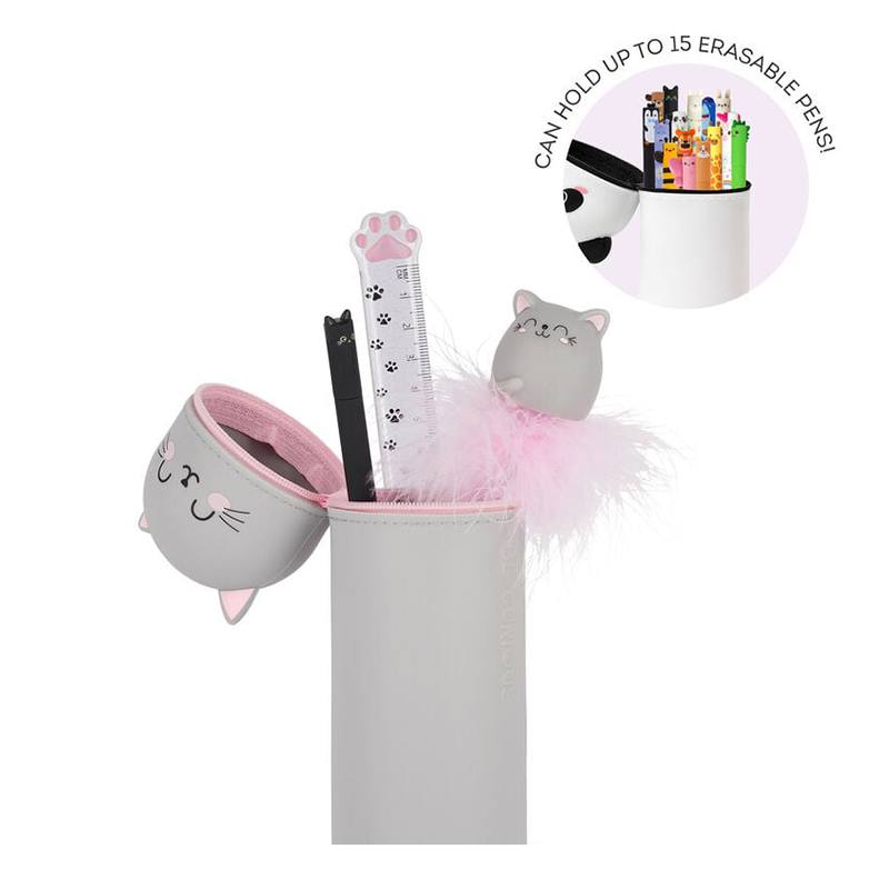 Estojo de Silicone Kawaii Kitty LEGAMI - Imagem 1