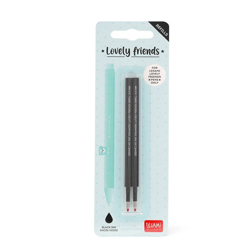 Conjunto de 2 Recargas para Caneta de Gel Preto LEGAMI - Imagem 1