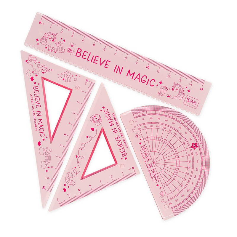 Conjunto de Geometria Unicorn LEGAMI