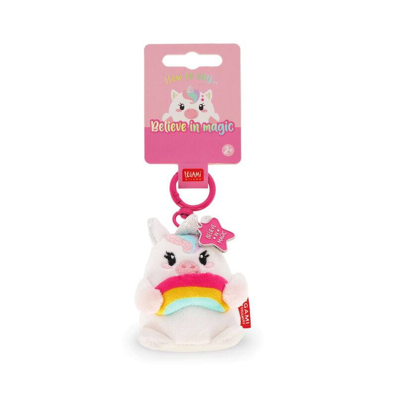 Porta-chaves de Peluche Super Soft Unicorn LEGAMI - Imagem 2