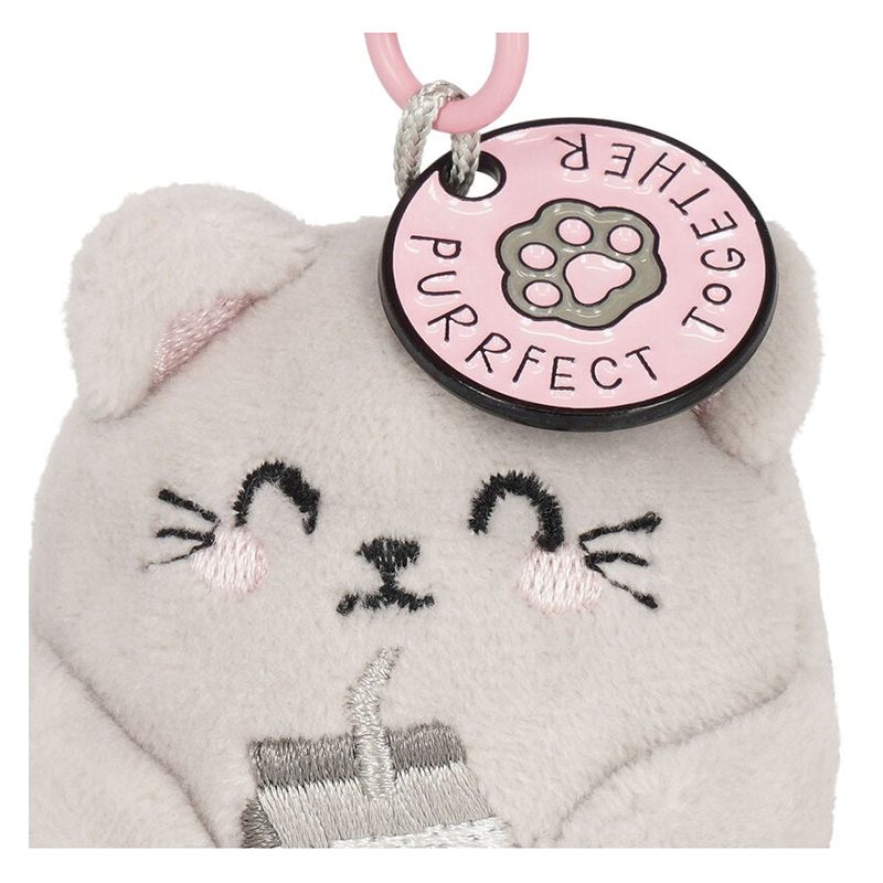 Chaveiro de Pelúcia Super Soft Kitty LEGAMI - Imagem 1