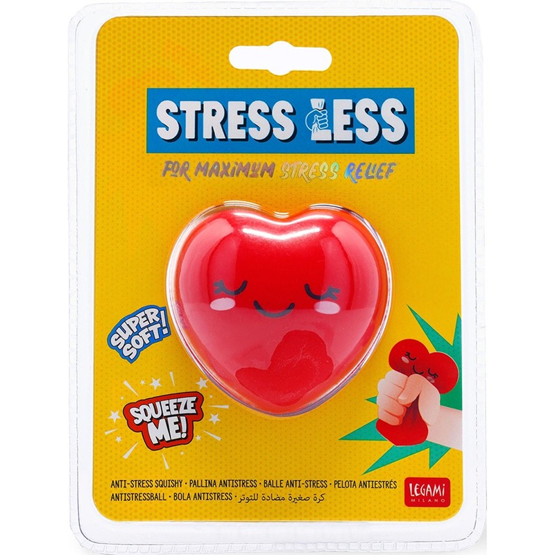 Bola Antiestresse Squishy Stress Less Coração LEGAMI - Imagem 1