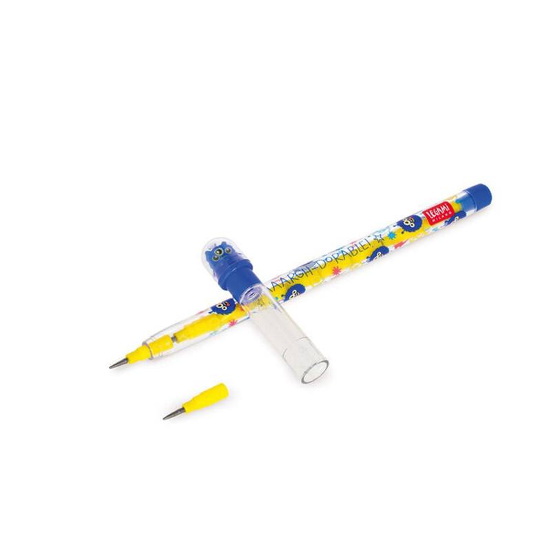 Portaminas Empilhável com Borracha Monster LEGAMI - Imagem 2