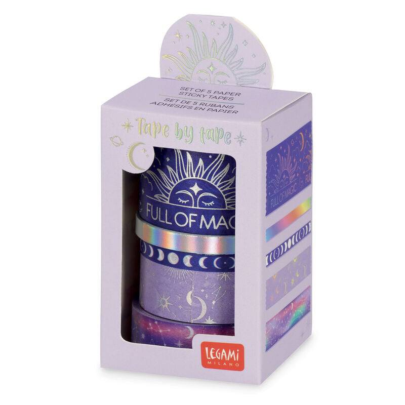 Conjunto de 5 Fitas Adesivas de Papel Magic LEGAMI - Imagem 1