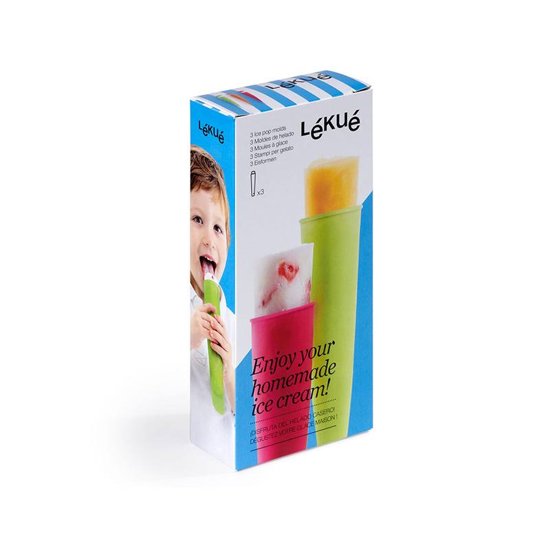 Lékué Kit 3 Moldes para Helados - Imatge 