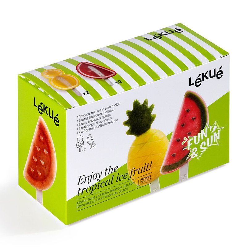 Lékué Kit 4 Frutas Tropicales Heladas - Imagen 