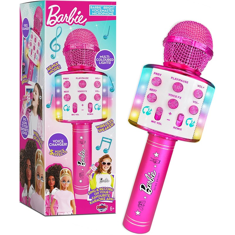 Barbie Microfone Karaoke com Luzes