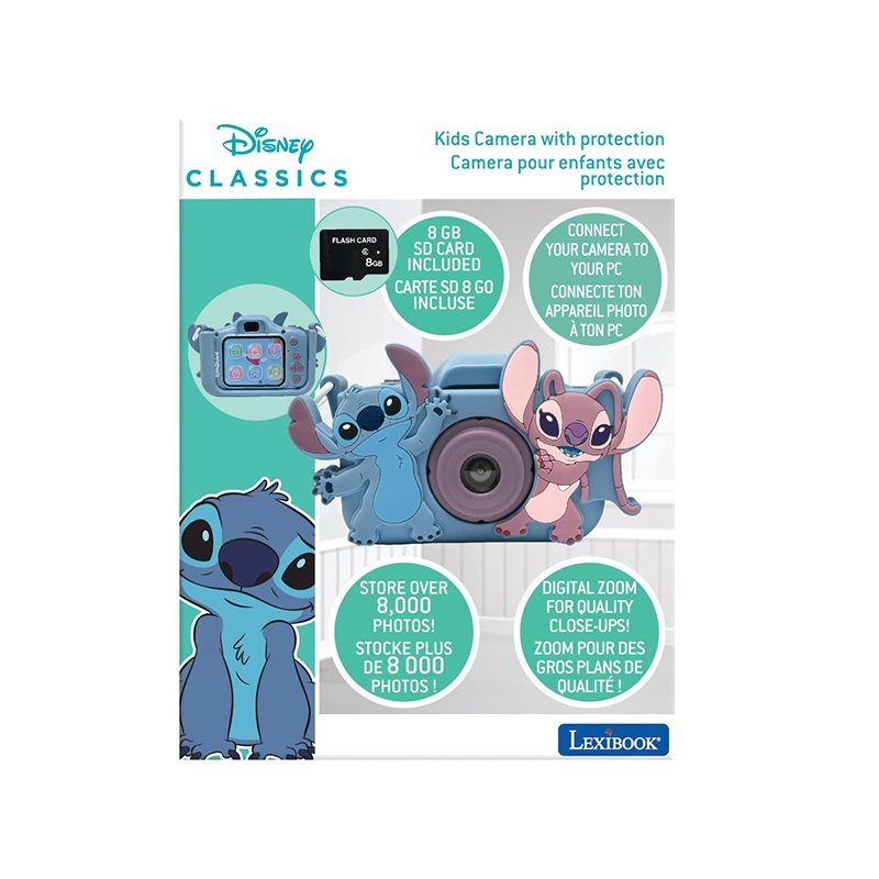 Stitch Cámara Fotos infantil con Protección - Imagen 4