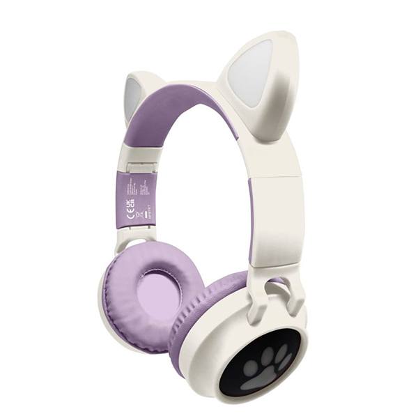 Lexibook Auriculares Infantiles Orejas Gato 2en1 Bluetooth - Imagen 1