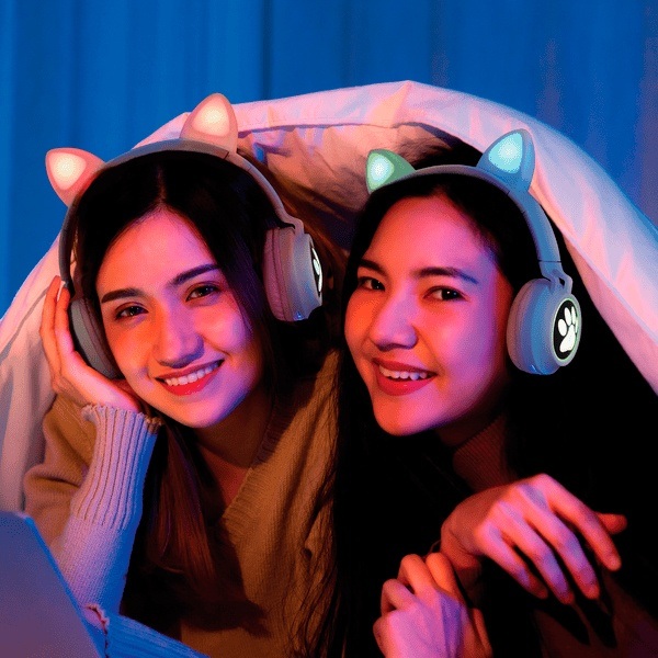 Lexibook Auriculares Infantiles Orejas Gato 2en1 Bluetooth - Imagen 5