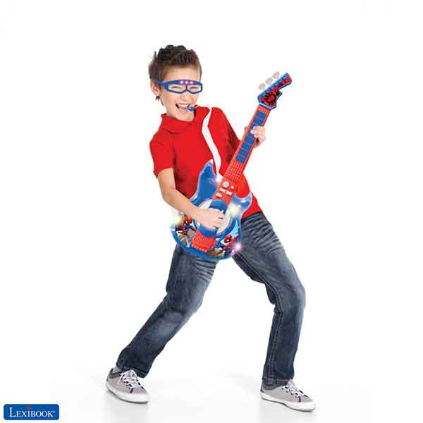 Spiderman Guitarra Electrónica con Gafas - Imagen 4