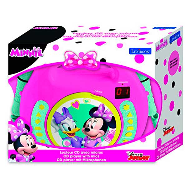 Reproductor CD con 2 Microfonos Minnie Mouse - Imagen 1