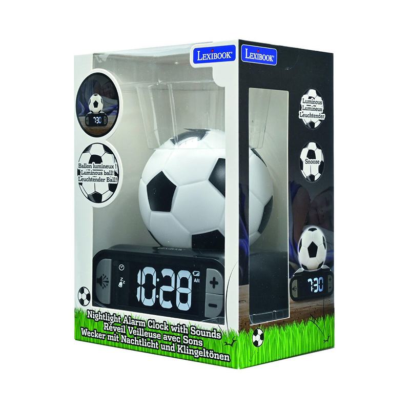 Despertador con Luz Pelota Fútbol 3D - Imagen 3