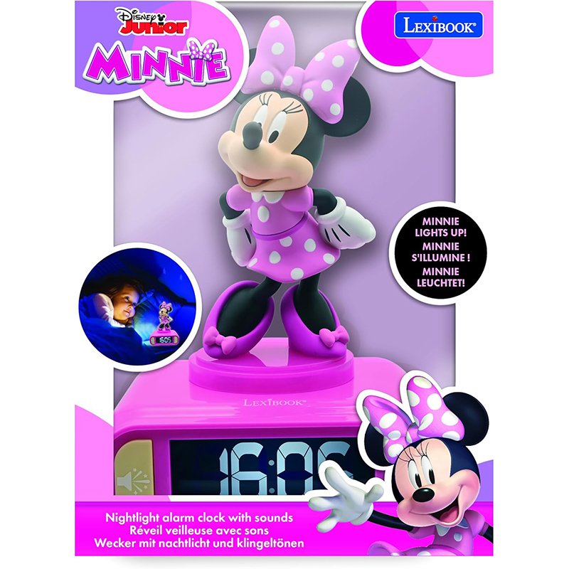 Minnie Despertador con Luz Nocturna - Imagen 3