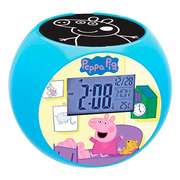 Despertador Proyector Peppa Pig - Imagen 1
