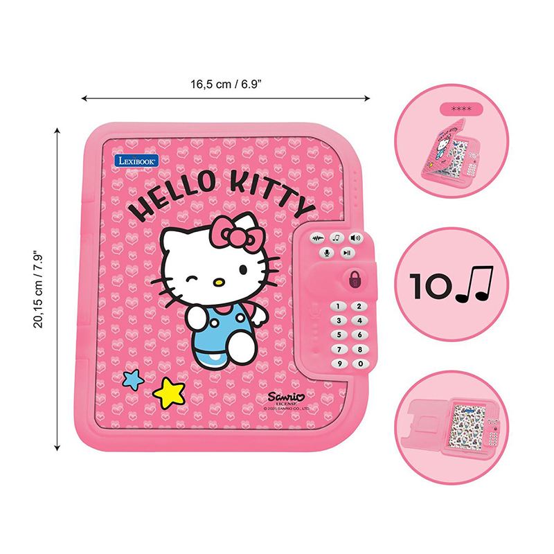 Hello Kitty Agenda y Diario Secreto Electrónico infantil - Imagen 3