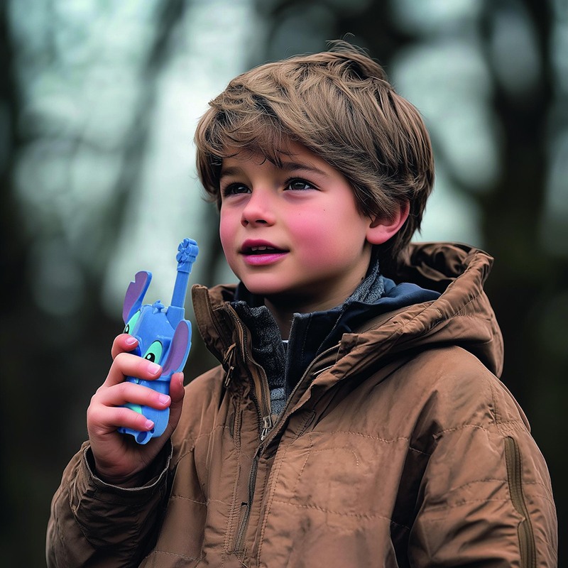 Disney Stitch Walkie Talkies 3D infantiles - Imagen 1