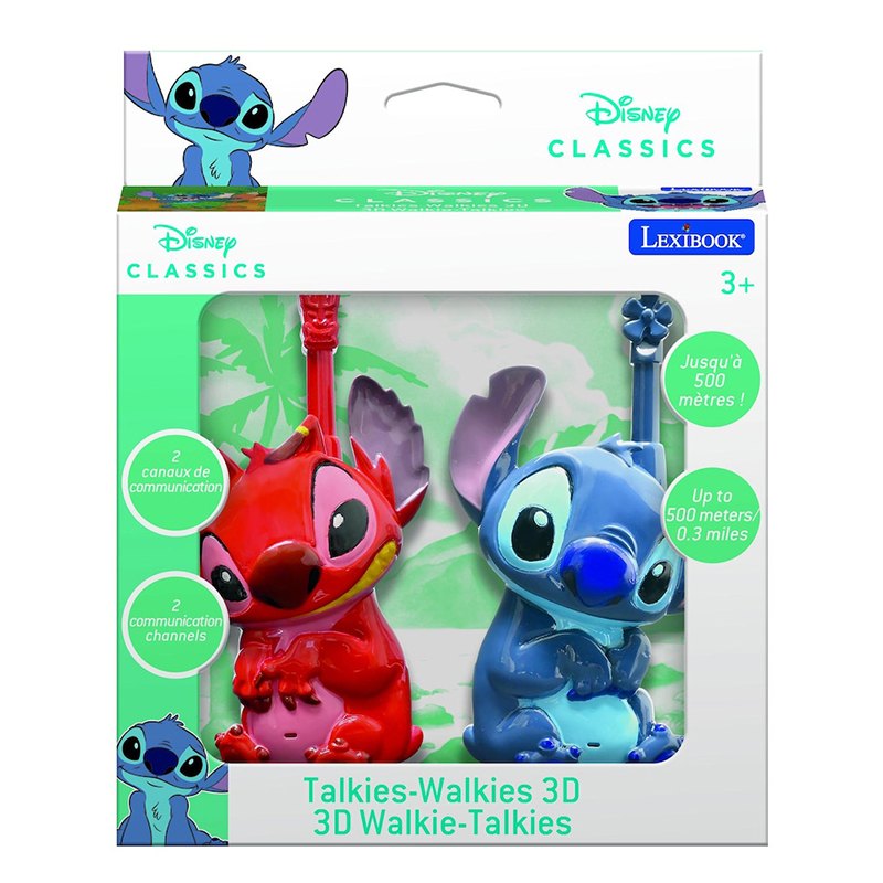 Disney Stitch Walkie Talkies 3D infantiles - Imagen 2