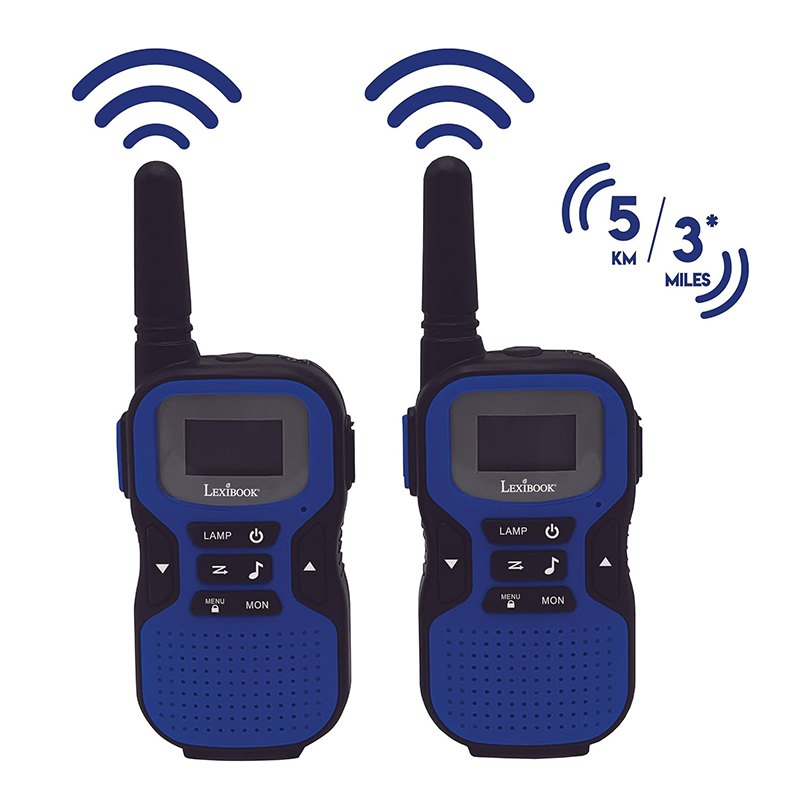 Walkie Talkies Azules Alcance 5 Km - Imagen 1