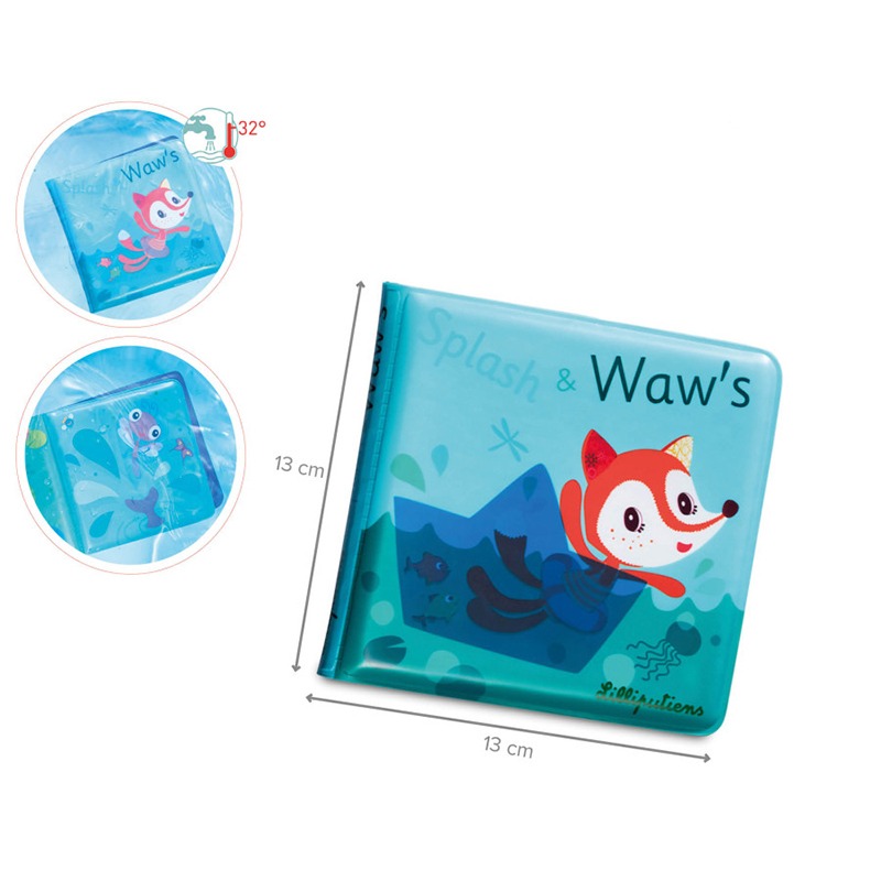 Lilliputiens Libro Mágico para el Baño Alice Splash - Imagen 2